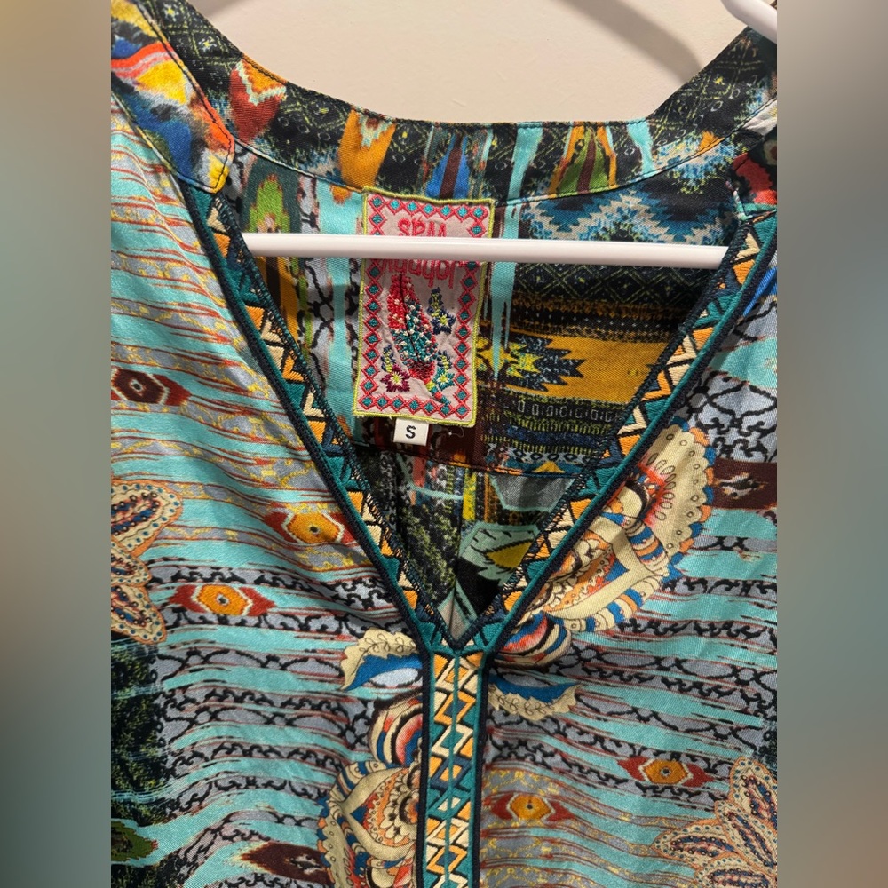 Johnny Was Multicolor Patterned Tunic - Picture 2 of 4